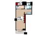 THE TOKYO TOWERS MID TOWER(5F) 1Rの間取り