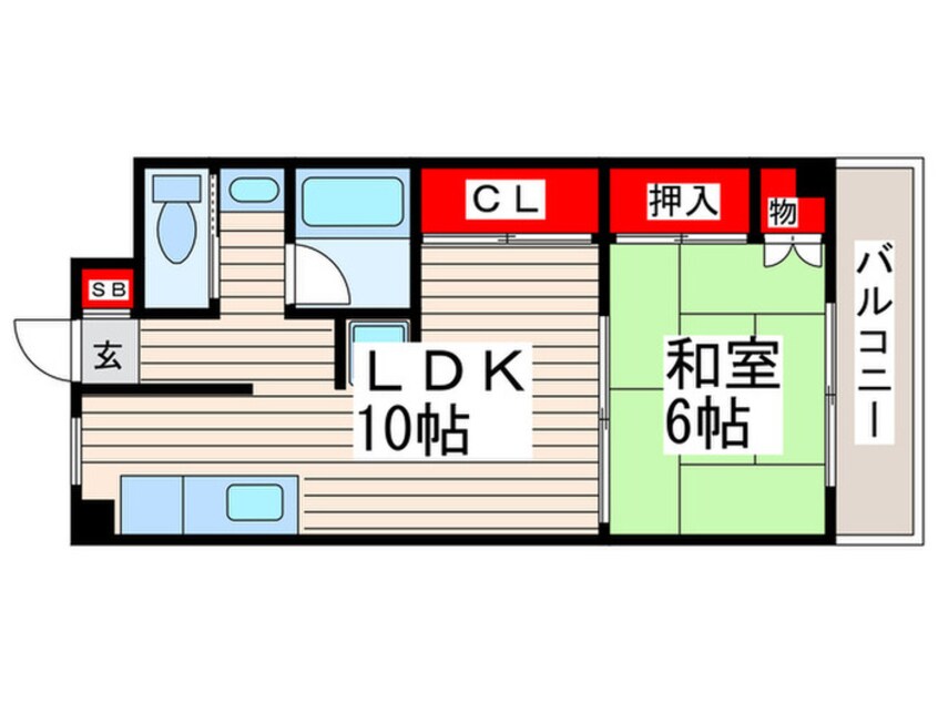 間取図 アルカディア葛西