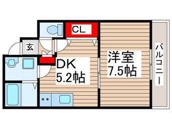 間取図 モンラフィ－ヌ