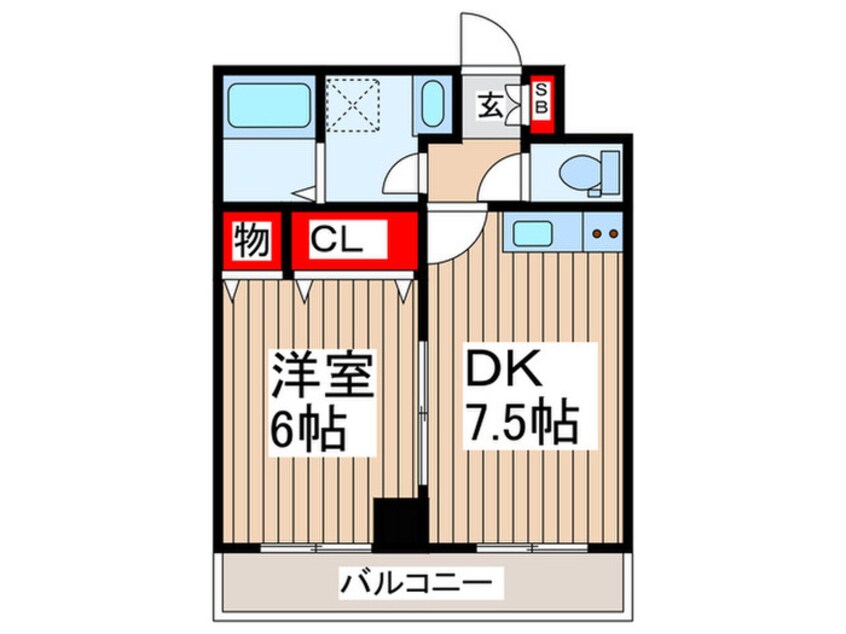 間取図 モンラフィ－ヌ