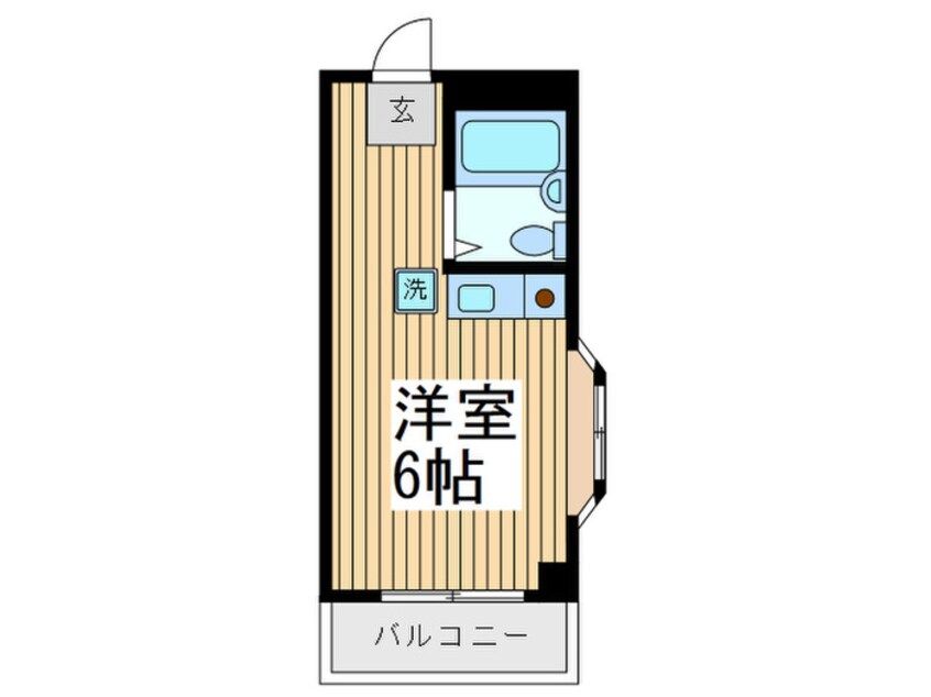 間取図 稲荷町マンション