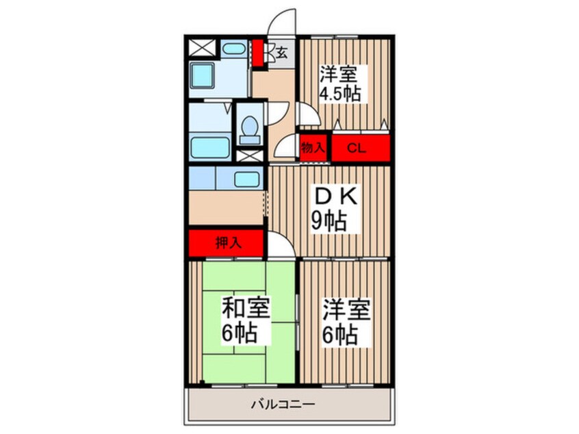 間取図 グローラルステージベル