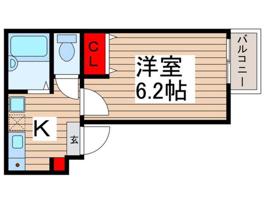 間取図 キャメル松戸岩瀬