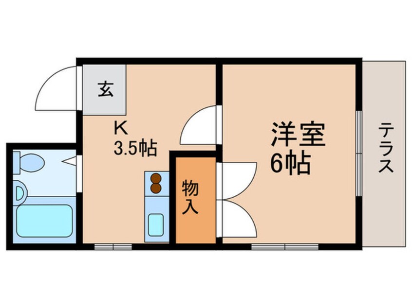 間取図 ホワイトハイツ