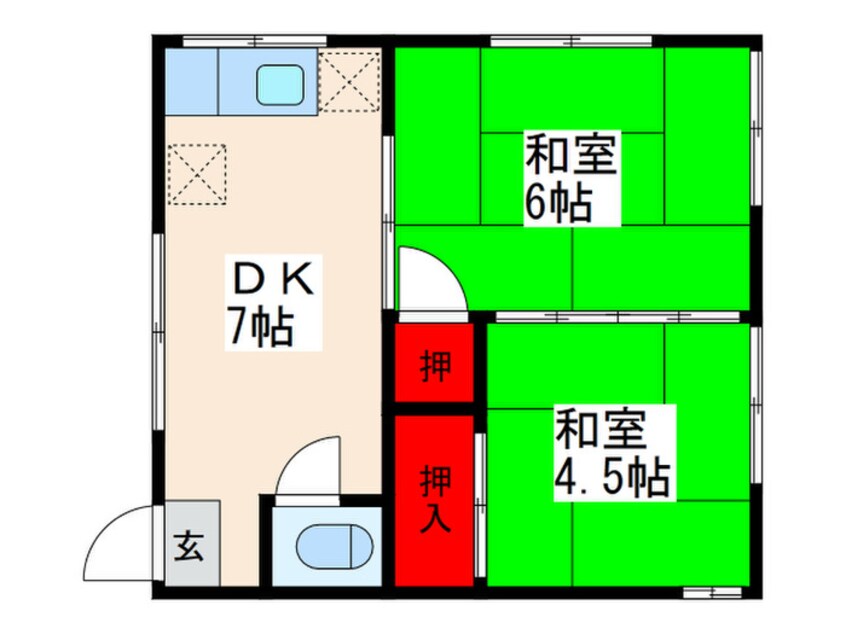 間取図 関口荘