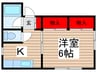 豊上町貸家 1Kの間取り