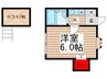 ローズガーデンタカエイ112番館 1Kの間取り