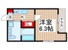 ヴェレタ津田沼 1Kの間取り