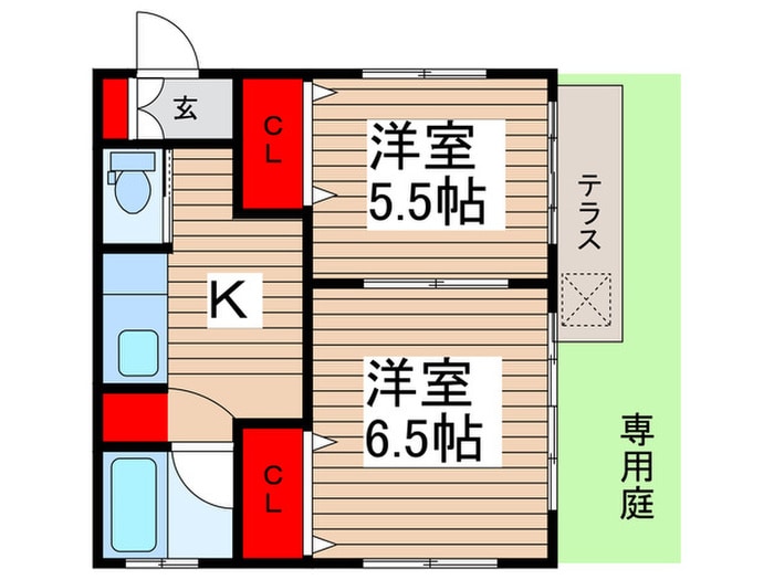 間取り図 田中様貸家