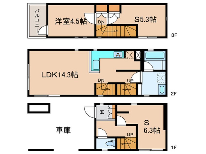 間取図 Ｋｏｌｅｔ武蔵新田＃０３