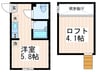 インベスト中延Ⅲ 1Rの間取り
