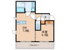 MKT comfort house 神田 1DKの間取り