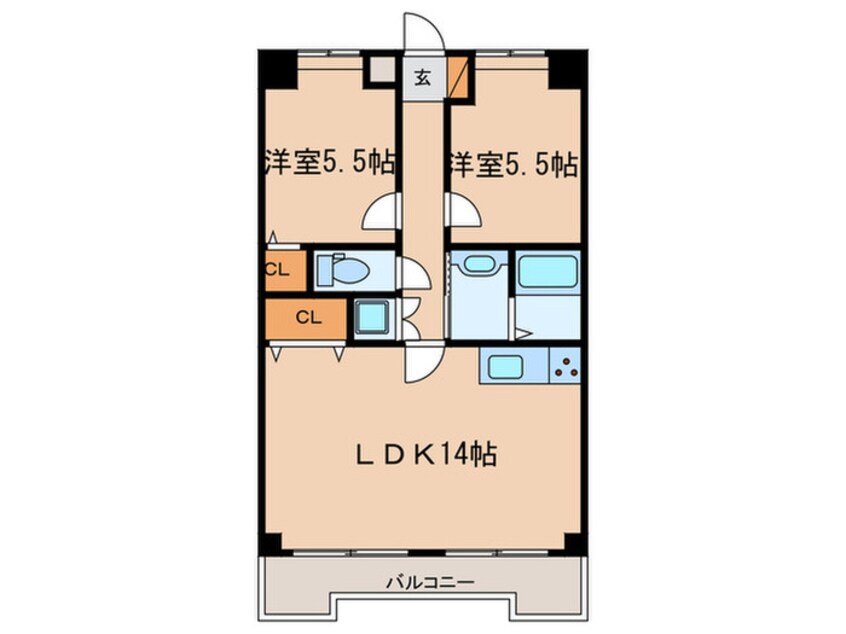 間取図 リンデンハイム赤塚