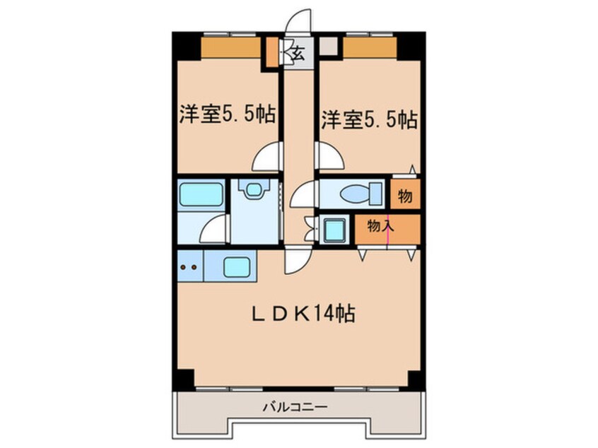 間取図 リンデンハイム赤塚