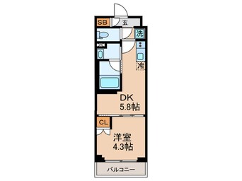 間取図 仮）大田区蒲田本町1丁目ﾏﾝｼｮﾝ