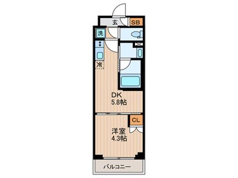 間取図 仮）大田区蒲田本町1丁目ﾏﾝｼｮﾝ