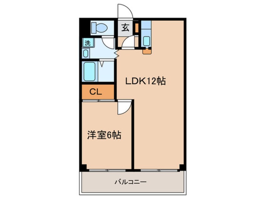 間取図 ヒルトップ鷺沼(105)