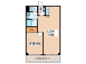 間取図 ヒルトップ鷺沼(105)