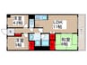ルネ新行徳B（410） 3LDKの間取り