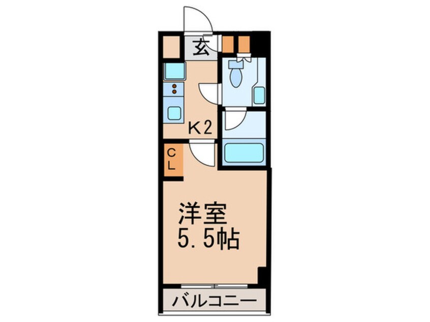 間取図 LINX　LEGAMI（305）