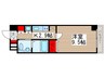 市川妙典レジデンス 1Kの間取り
