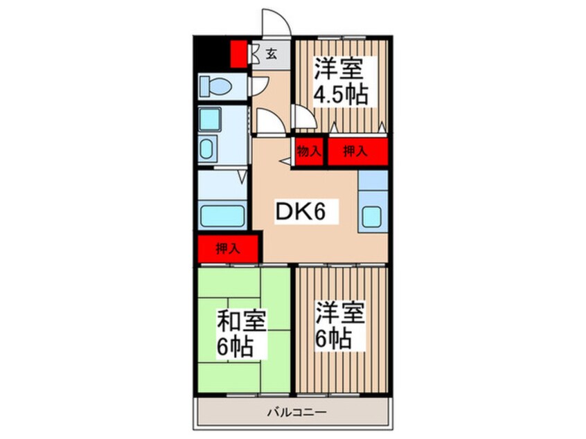 間取図 ハイムエンゼル