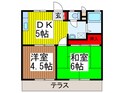 永田ハイツの間取図