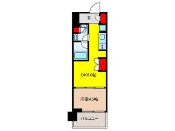 間取図 ウエリスアーバン水天宮前