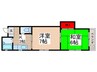 リベラルハウス 2Kの間取り