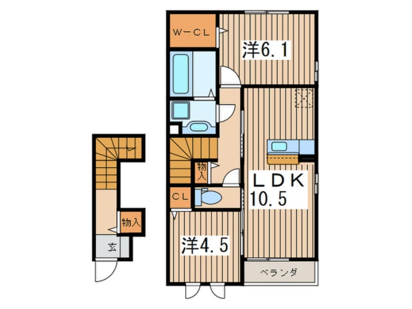 間取図 ドエルピアＡ