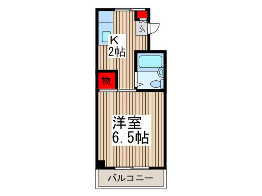 間取図 グリ－ンコ－ポ　ニュ－戸田Ｂ