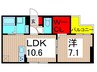 仮）D-ROOM大谷田3丁目PJ　A棟 1LDKの間取り