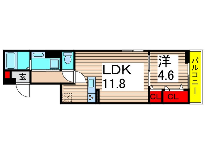 間取り図 仮）セレスティア大谷田Ⅱ