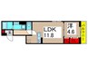 仮）D-ROOM大谷田3丁目PJ　A棟 1LDKの間取り