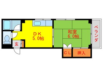 間取図 チロル松沢