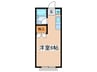 エステートピアアイボリー 1Rの間取り
