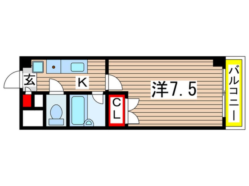 間取図 セントラルハイツ新和