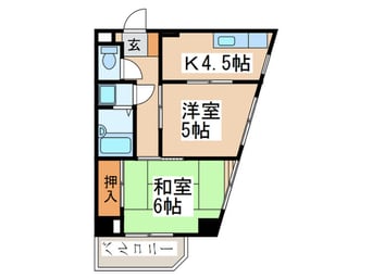 間取図 石原第６ビル