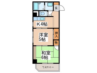 間取図 石原第６ビル