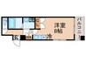 フィオーレ月島 1Rの間取り
