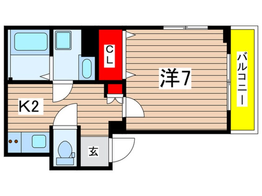 間取図 グランデパール北小岩