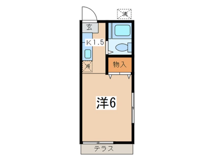 間取図 ホワイトロ－ズマンション