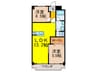清水マンション　2号棟 2LDKの間取り