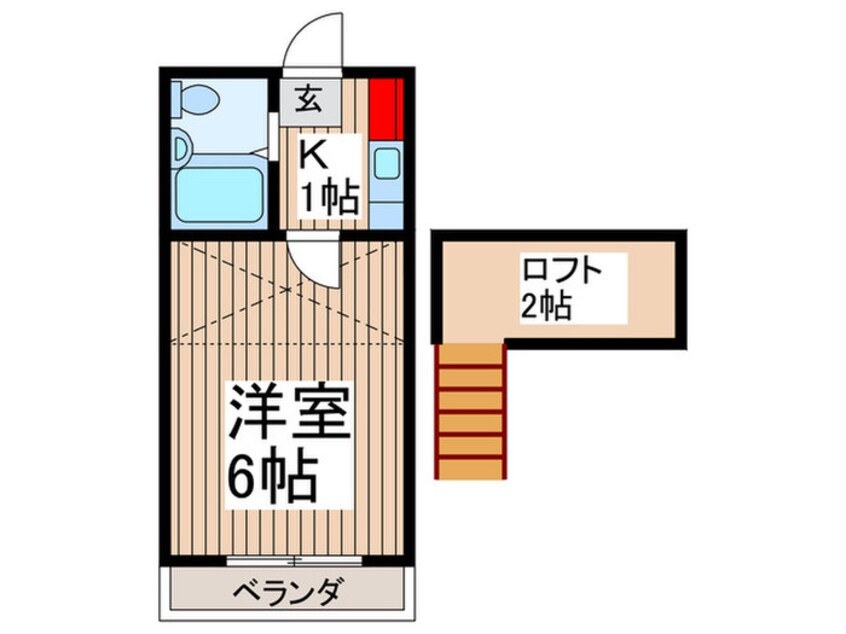 間取図 モナークハイム　1