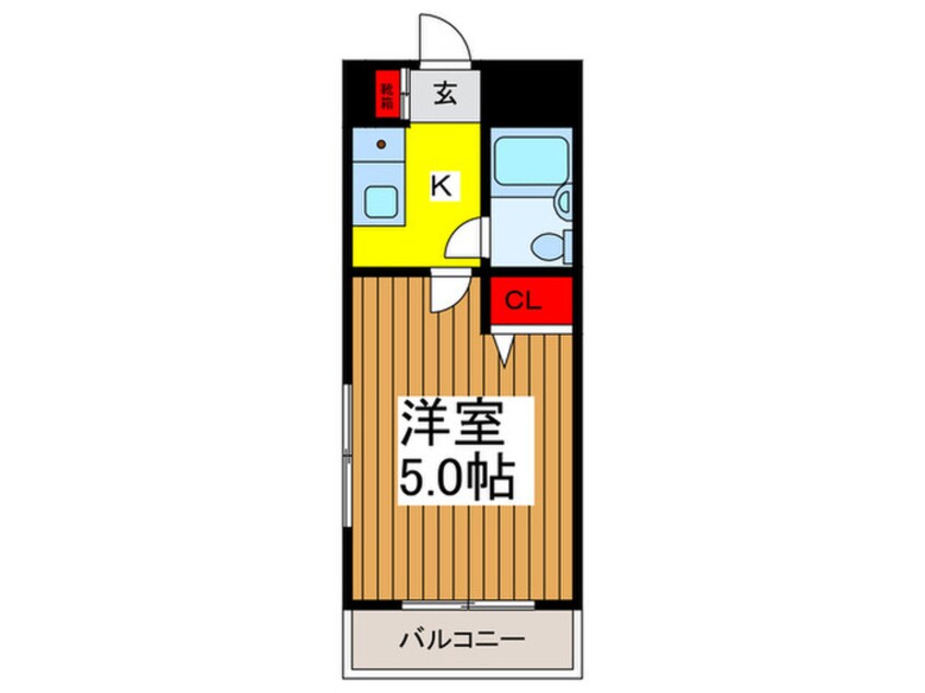 間取図 日神パレステージ浦和（604）