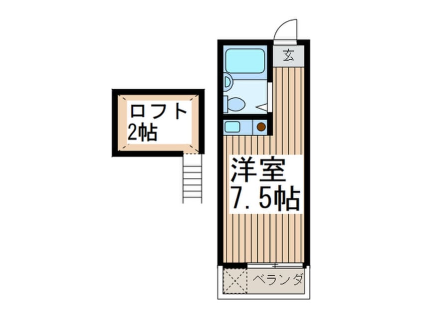 間取図 モナークハイム2