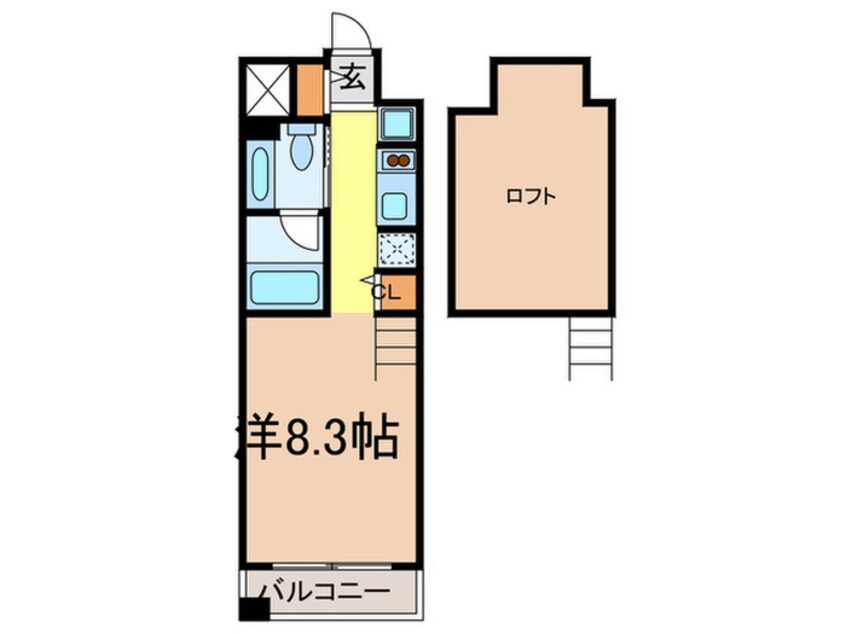 間取図 パークフラッツ中目黒