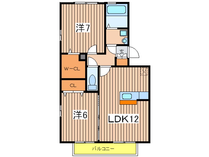 間取図 グリ－ンポ－ト