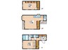 高井戸戸建 2LDKの間取り