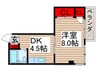 キャヴァンイワタ 1DKの間取り